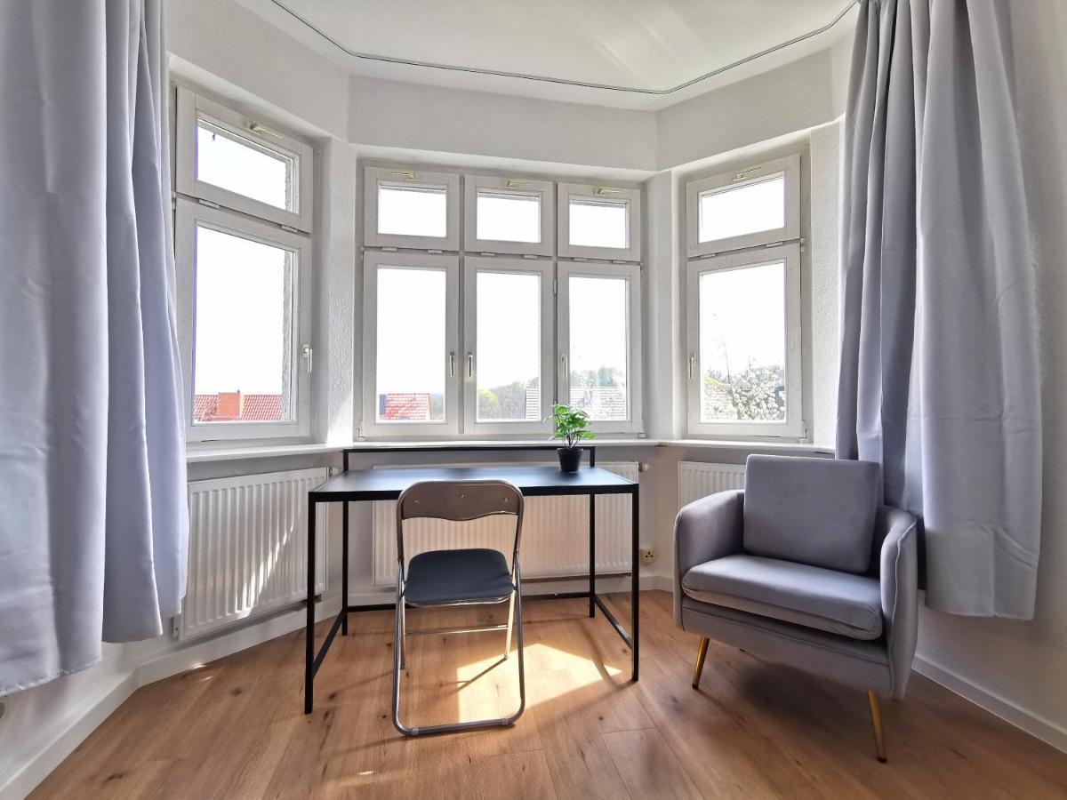 ארפורט Bohnapartments Ega Stadtblick - Garten - Wlan - Naehe Theater Ega Und Messe מראה חיצוני תמונה