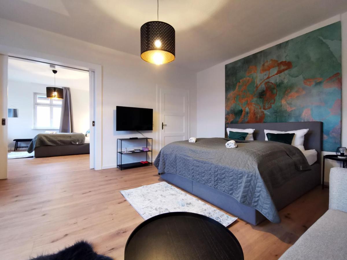 ארפורט Bohnapartments Ega Stadtblick - Garten - Wlan - Naehe Theater Ega Und Messe מראה חיצוני תמונה