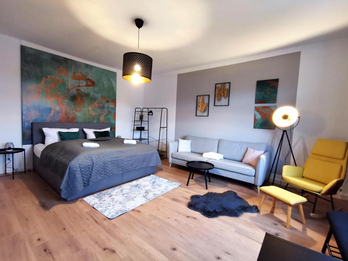 ארפורט Bohnapartments Ega Stadtblick - Garten - Wlan - Naehe Theater Ega Und Messe מראה חיצוני תמונה